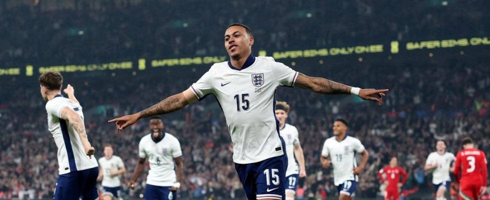 イングランド、親善試合でウェールズに3－0快勝　ベリンガム代役のロジャーズ1得点1アシスト