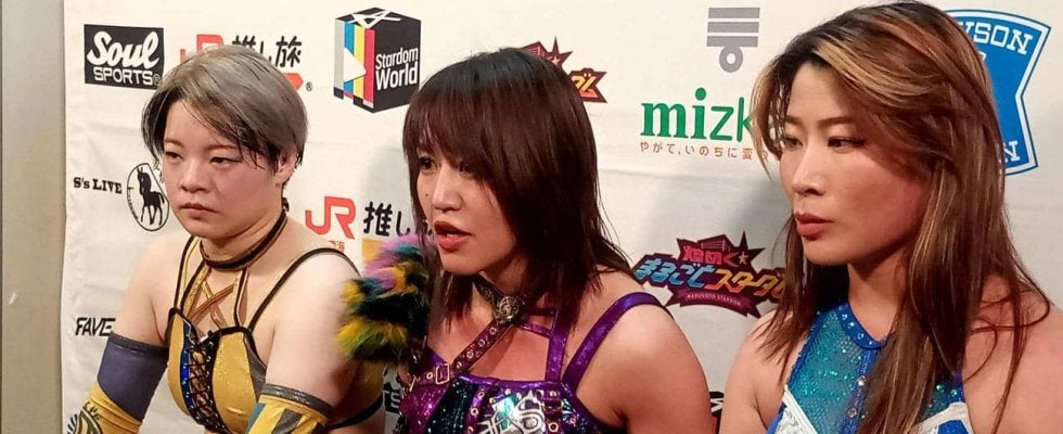 【スターダム】IWGP前哨戦は王座奪回狙う朱里が叶ミクからタップ奪いSareee組に勝利