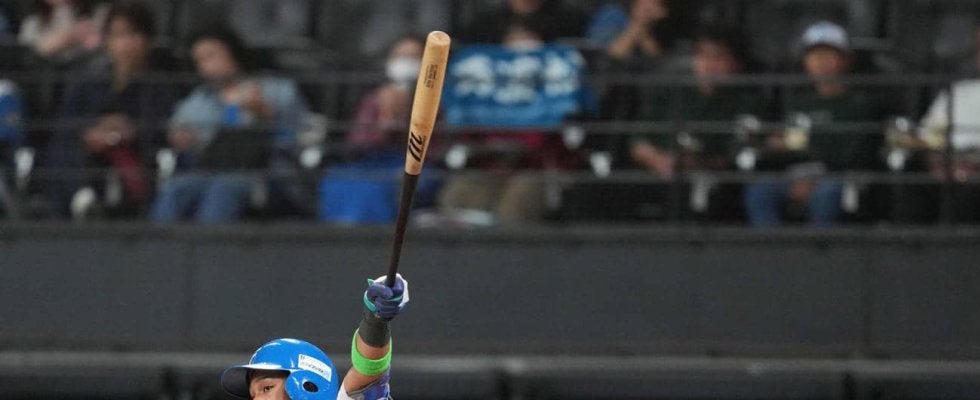 【日本ハム】万波中正が山下舜平大から先制打！話題のアプリ「NPB＋」で表示された打球速度は…