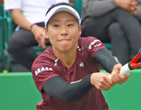 日比野菜緒 ジャパンOP初戦敗退