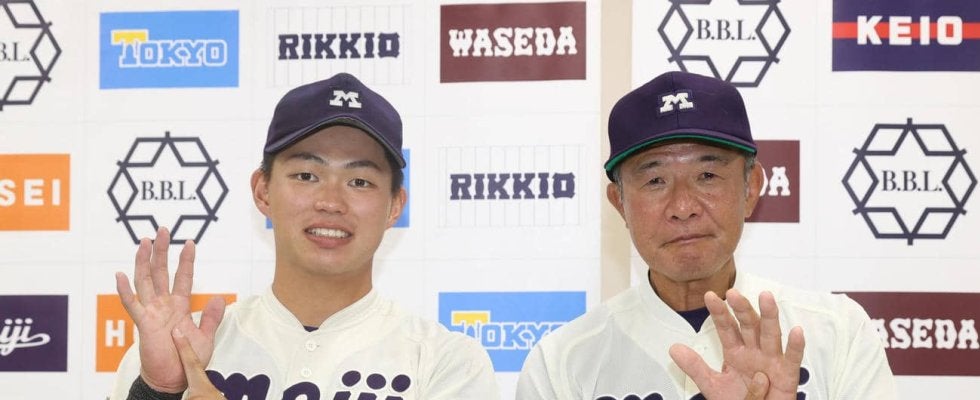 明大・榊原七斗が決勝適時内野安打「強い打球転がすことができた」次週早大に連勝で５季ぶりＶ