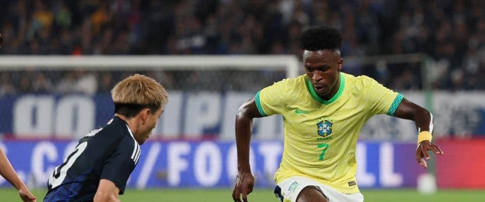 森保Ｊが魔の６分間　ブラジルの前に立て続けに２失点　前半２６分に左サイド崩され失点、同３２分にはＤＦ背後突かれて追加点許す