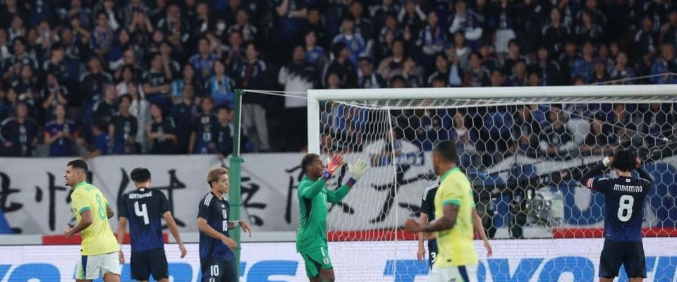 森保Ｊ、ブラジル戦は０－２で前半終了　２６分、３２分に立て続けに失点　日本は堂安→南野→上田で決定機も決めきれず