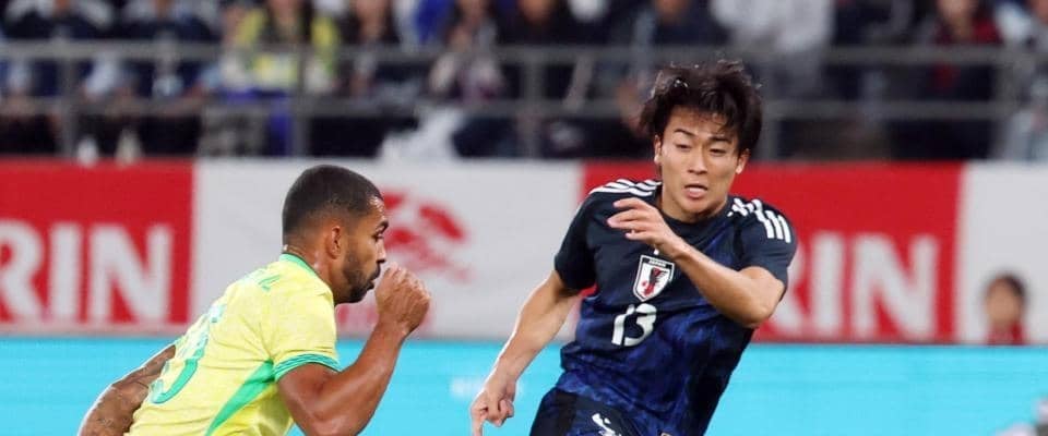 ブラジルが呆然　森保Ｊが圧巻の逆転劇　後半、南野、中村、上田弾でひっくり返す