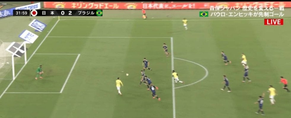 「見事すぎる…」日本代表、ブラジル戦で前半32分にして2失点…「教科書レベル」「さらっと決めるのが凄い」ファン騒然