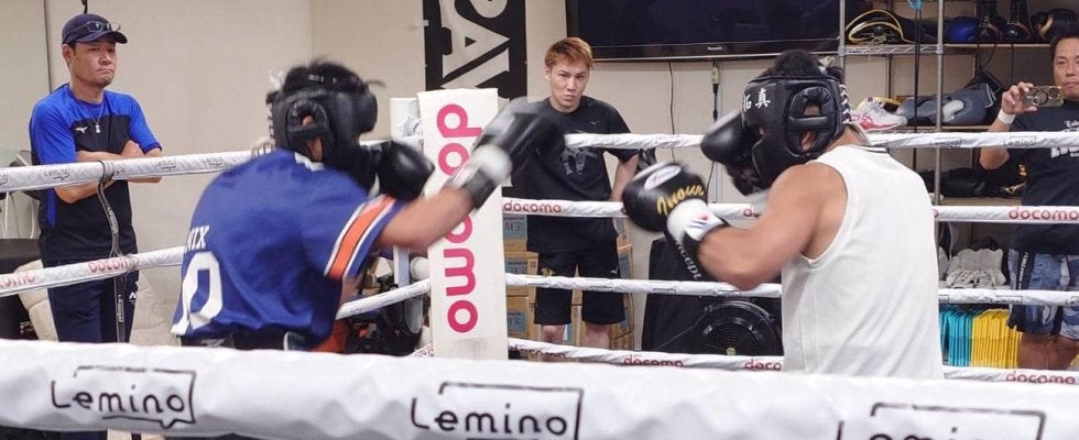 井上拓真が「モンスター２世」と白熱スパーリング　11・24那須川天心と世界戦