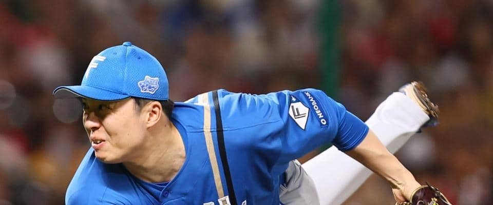 日本ハム・田中が先制ソロ被弾で呆然　七回に２番手で登板、先頭のソフトバンク・野村に左中間へ運ばれる