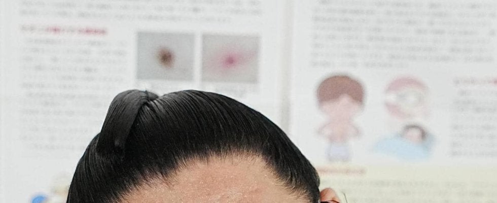 「錦木ポッター」爆誕　まげ、お相撲さん、魔法の杖、ハリーポッターの異次元コラボ／ロンドン公演