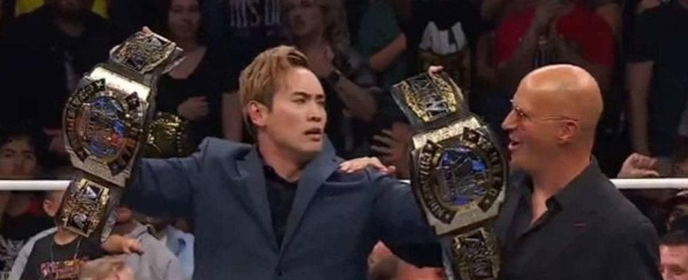 【AEW】オカダ・カズチカがタッグ王座戦で戦うブロディードをKO！竹下幸之介と戴冠なるか