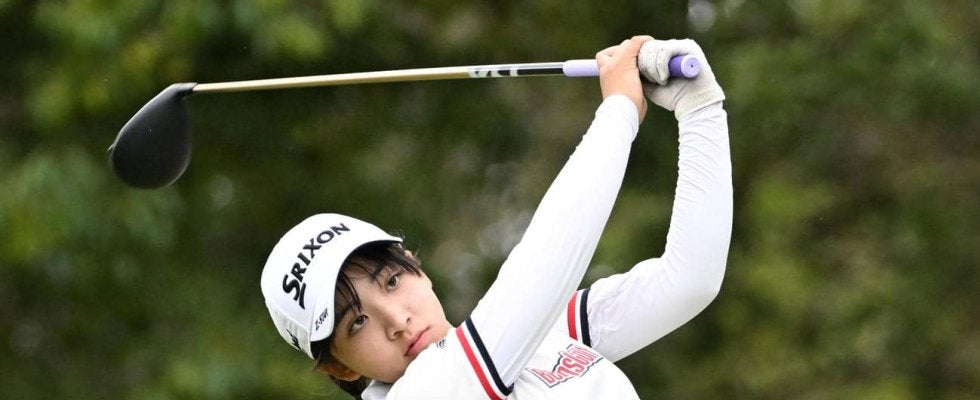 14歳岩永梨花が逆転優勝へ２打差６位　史上初の２週連続アマＶなるか　下部ECCレディース