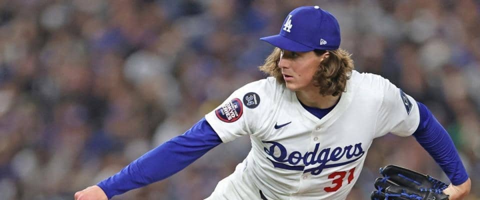 ドジャース・グラスノーが熱投６回途中１失点　６回２死での交代悔やむも本拠地スタンディングオベーション