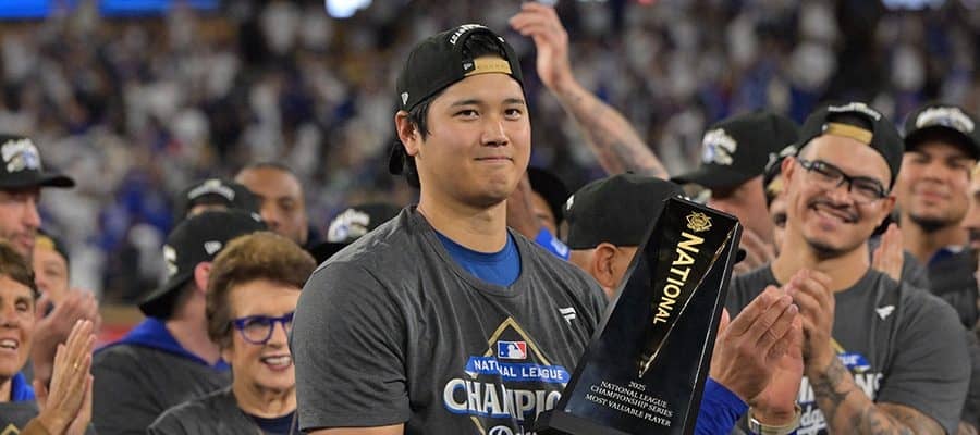 大谷翔平がシリーズMVP受賞　第4戦で3HR＆7回途中10Kの大活躍「きょうは美味しいお酒を飲んで」