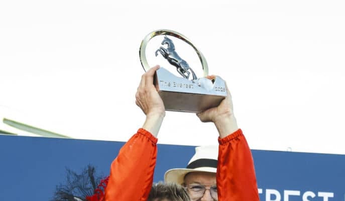 【豪ジ・エベレスト】賞金6億円超を獲得！パートン「僕のキャリアで一番の瞬間」…香港の快速馬カーインライジング14連勝で盤石V