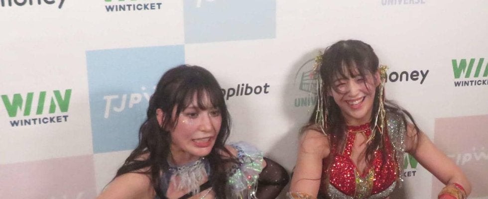 【東京女子】上原わかなが敵ペロリ！バラエティー出るまでベルトは絶対渡さん　タッグ初防衛成功