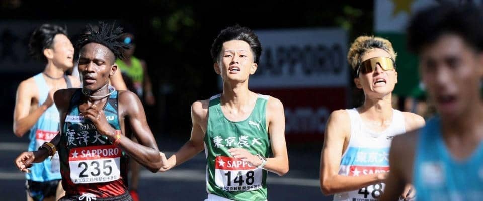 東農大　昨年１秒差のリベンジ６位　エース・前田「ひたすら食らいついて、１秒でも前へ、と粘った。ほっとした」