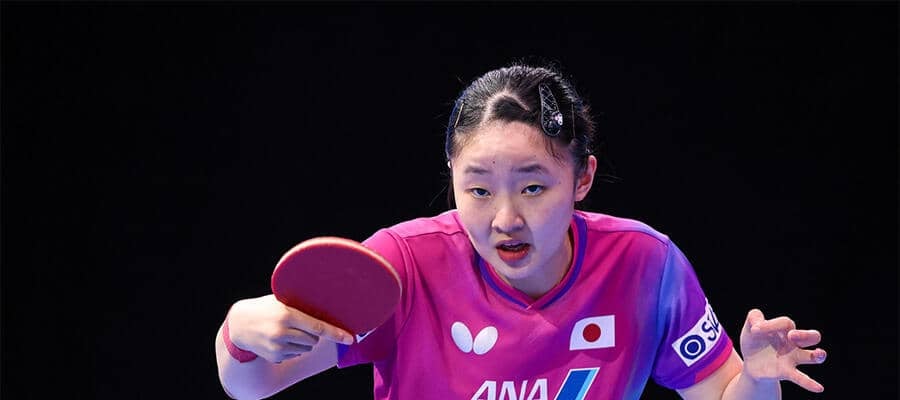 張本美和 チームの先輩・平野美宇に逆転勝ちでベスト8進出【卓球 WTTロンドン】