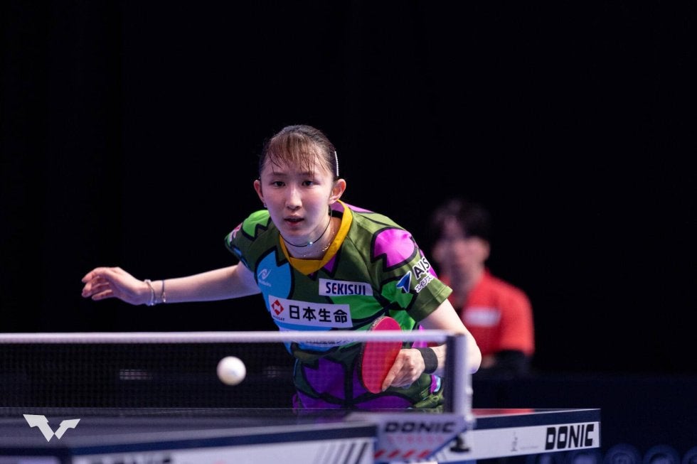 早田ひな 過去6勝4敗の台湾エースを破って決勝進出！今季初Vに王手