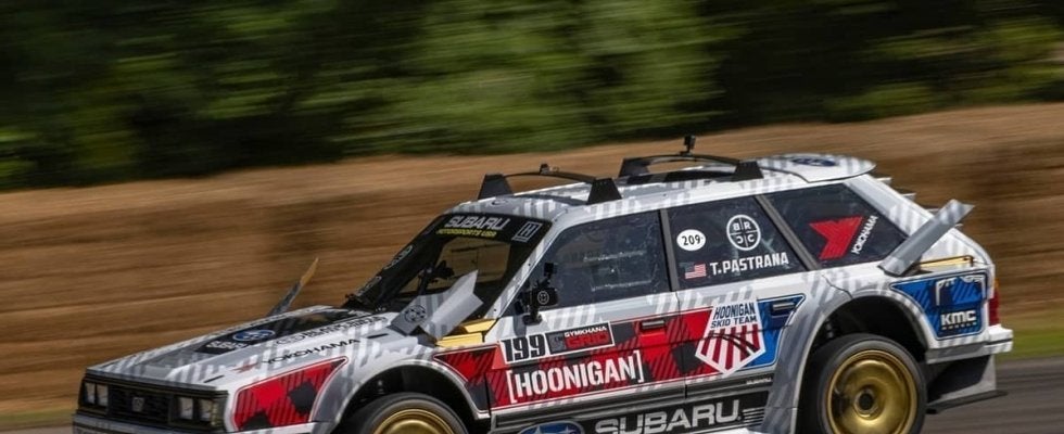 スバルがジャパンモビリティショーでレオーネベースのモンスターマシンを日本初披露