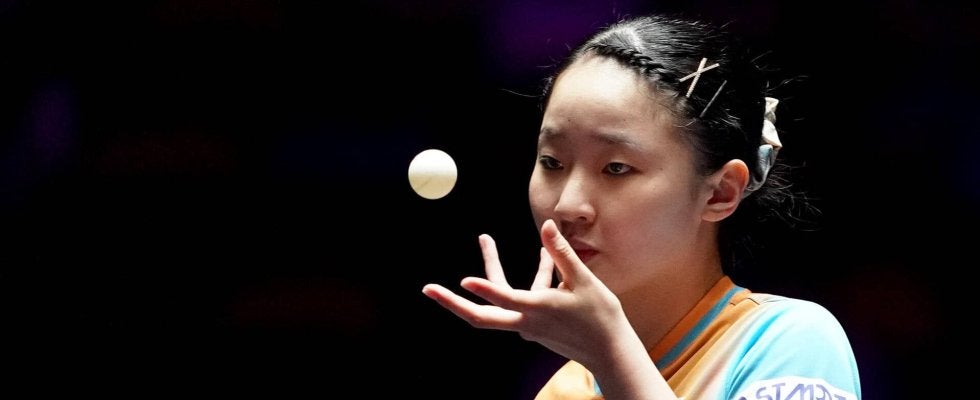 張本美和 初戦突破！地元フランスの40歳をストレートで下しベスト16入り【卓球 WTTモンペリエ】