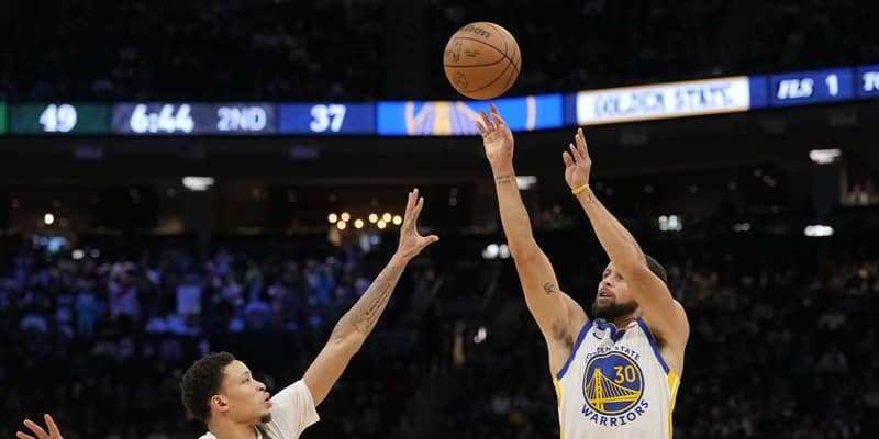 キャリア8度目…ステフィン・カリーがシーズン最初の7戦で30本の3ポイントを成功