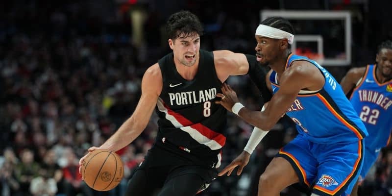 ブレイザーズが最大22点差を覆し逆転勝利…サンダーの開幕連勝記録は8でストップ