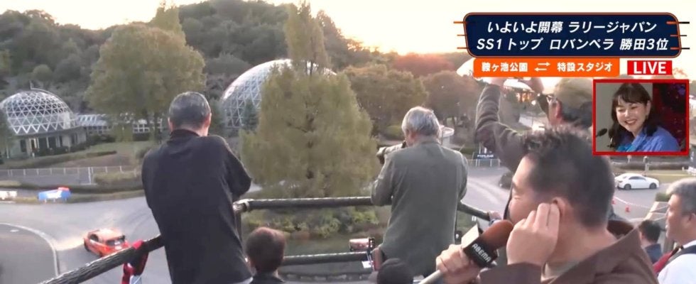 元横綱が“破顔” 花田虎上、ラリージャパン中継で「めちゃめちゃ楽しそう」現地レポが話題 「私が小さく見えます」爆笑誘う