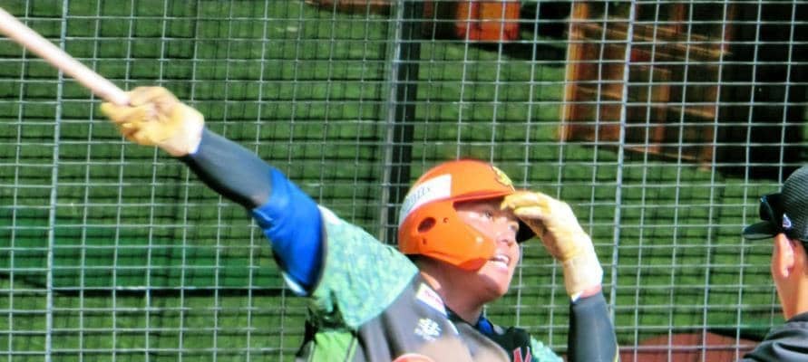 巨人・育成ドラ５知念に“プロの洗礼”　異例の秋季キャンプ合流も右足つるアクシデント「きつかった。これがプロ」