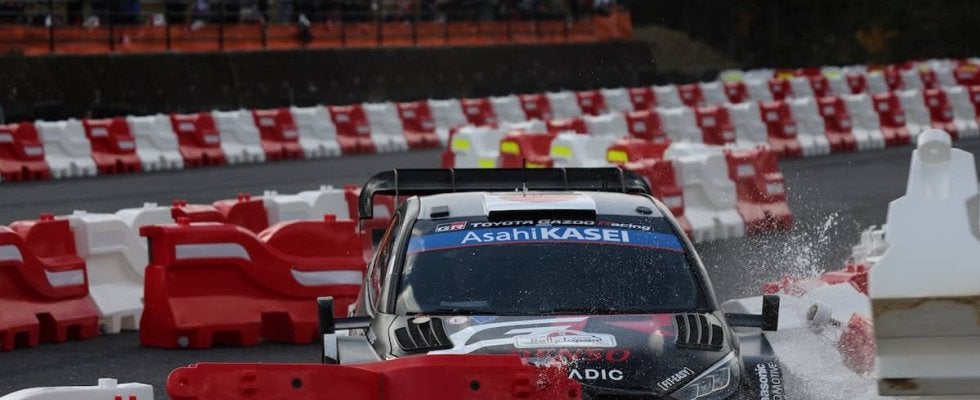 WRCジャパン速報：SS11『Mt. Kasagi 2』勝田が右フロントをヒットし、大きくタイムロス