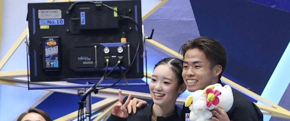 フィギュア　ペアの「ゆなすみ」が自己最高２００点超えで４位　「とてもうれしい」　ミラノ五輪へ弾み