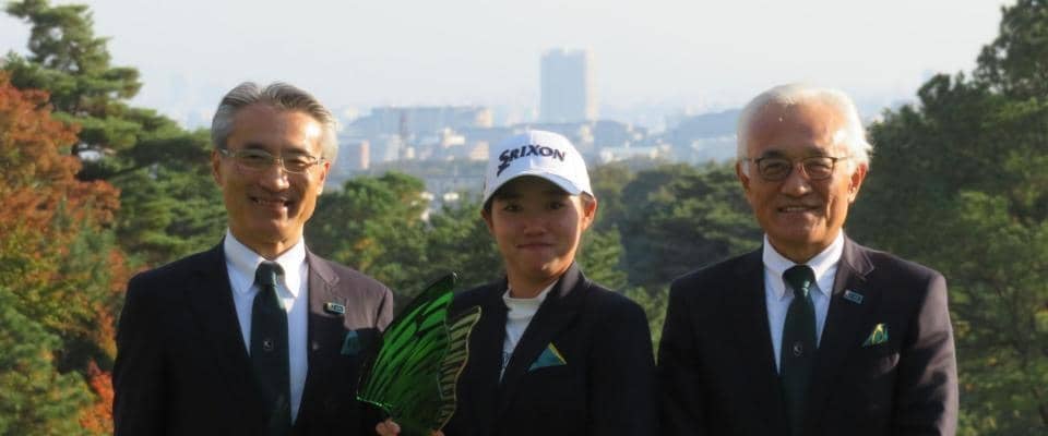 大阪桐蔭２年・岩永杏奈８人目のアマ優勝　終盤３連続バーディーで６７　「高校生で優勝できてうれしい」