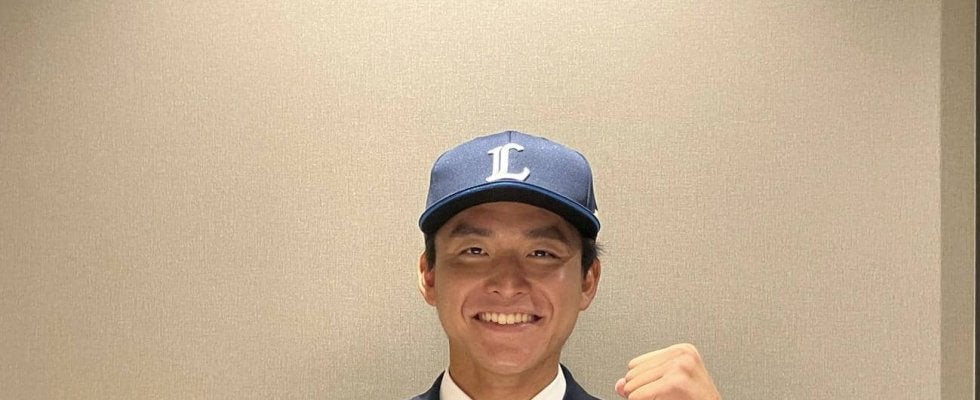 【西武】育成５位・平口寛人と仮契約　左右のコーナーワークと切れ味に定評ある左腕が支配下目指す