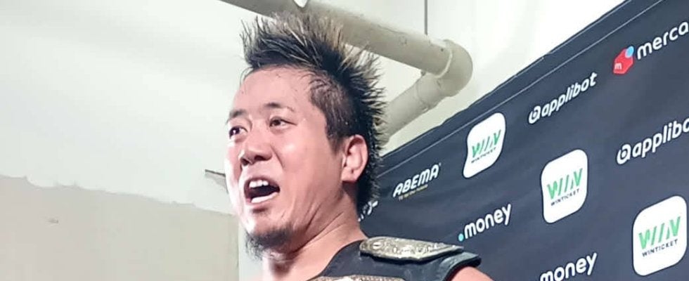 【ノア】稲村愛輝がKENTA倒しGHCヘビー初戴冠「ユーを超えたい」清宮海斗を挑戦者に指名