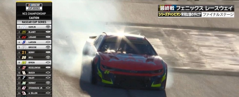 全米騒然！チャンピオンの「夢が終わった」　残り2周で大どんでん返し…劇的幕切れは“無冠の帝王”にとって「タイミング最悪」