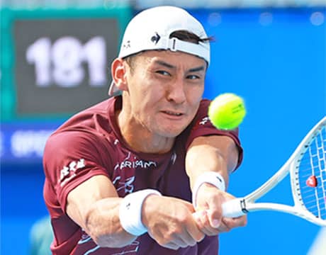  島袋将 第1シードに屈し準V 