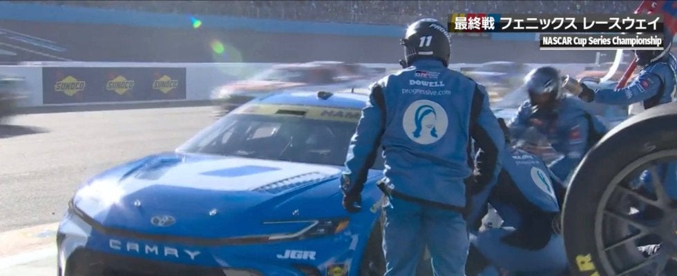 何が起こった？ 替わりのジャッキで作業するまさかの事態「ミスあった割には早かった」 “無冠の帝王”をチャンプに…クルーが機転