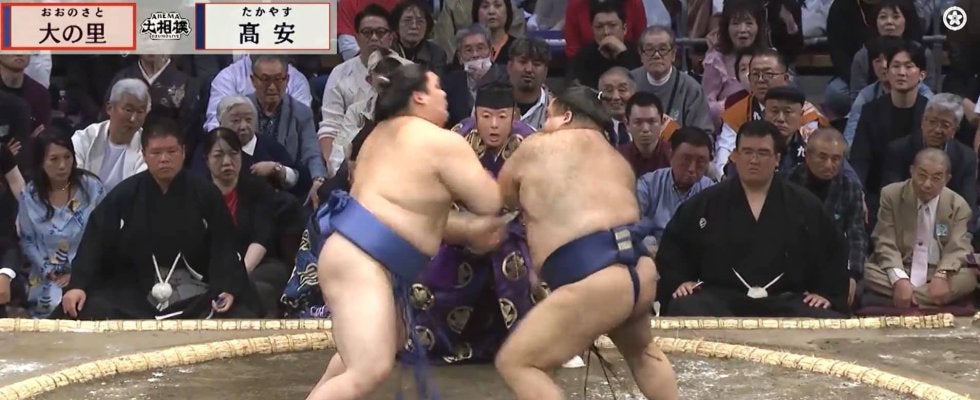 「なんの音だったんだ？」横綱・大の里、高安撃破で響いた衝撃音 ど迫力の一番にファン戦慄