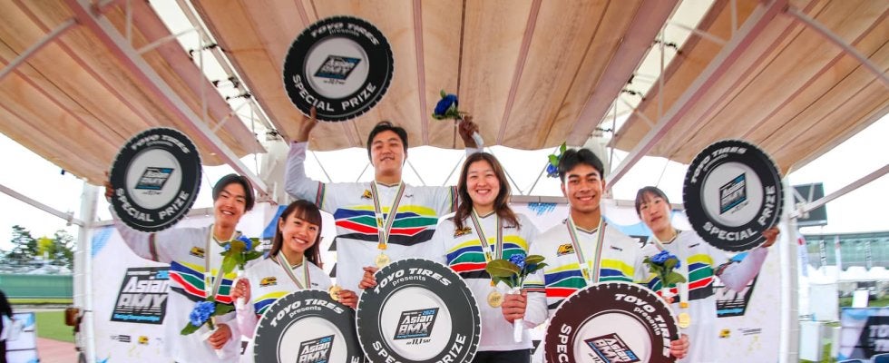 パリ五輪日本代表畠山紗英を筆頭に、日本チームが出場4カテゴリーにてタイトル獲得「TOYO TIRES presents 2025アジアBMXレーシング選手権」