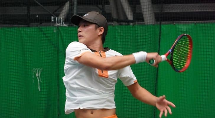 17歳 田畑遼は予選決勝で悔しい逆転負け「もっと強気にいくべきだった」[兵庫ノアチャレンジャー]