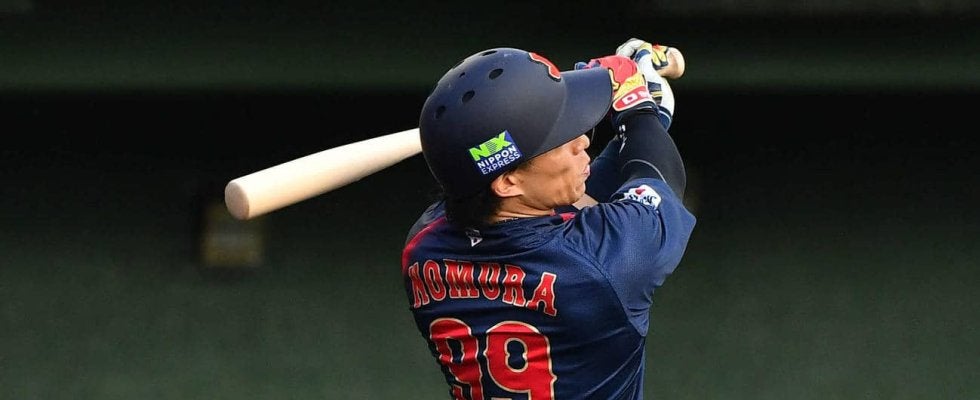 【侍ジャパン】二遊間争い激化　野村勇が２ラン含む２安打　小園が２点適時打　牧が２安打１打点