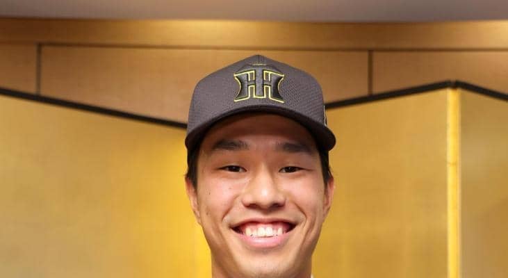 阪神　ドラフト３位・岡城が一番乗りで仮契約「本当にプロ野球選手になるんだなと」契約金６０００万円、年俸９６０万円