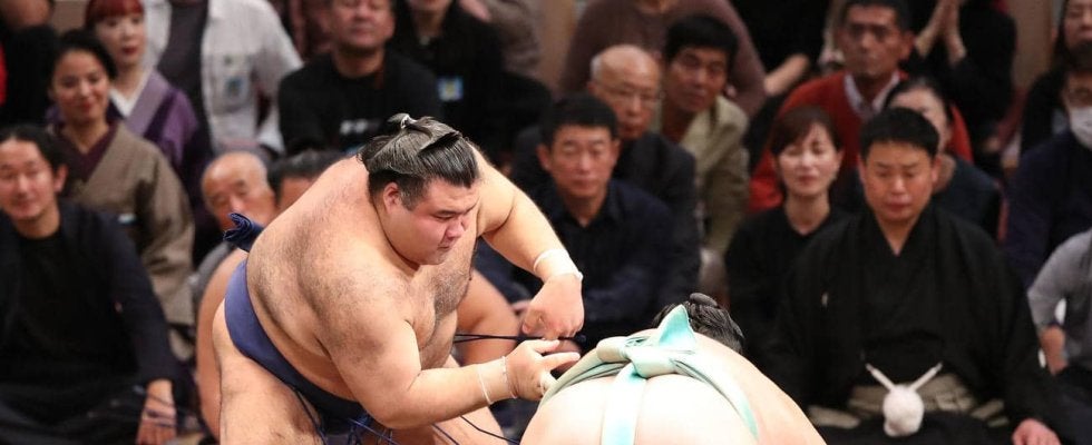 高安が琴桜を撃破　通算796勝目で初めての「内無双」も「稽古場ではよくやる」