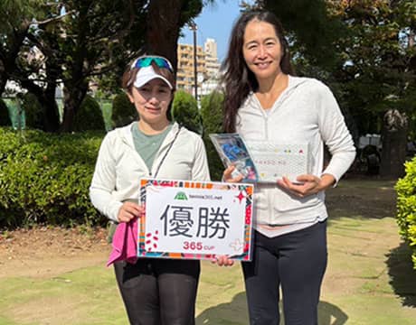  40歳以上限定！女子ダブルス大会開催 