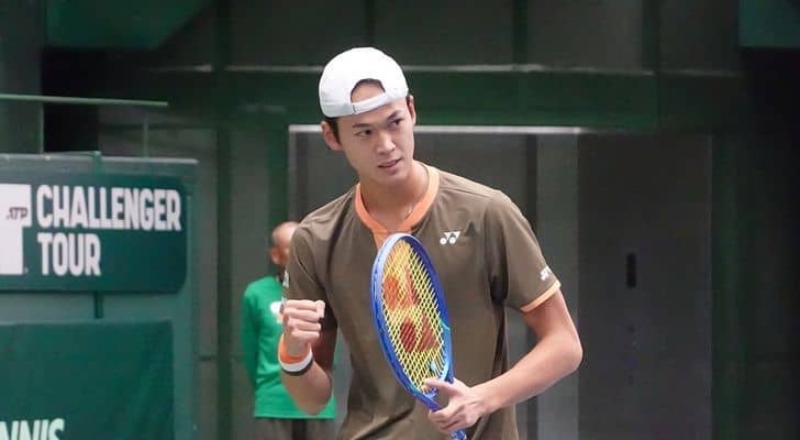 坂本怜 2戦連続のフルセットマッチを制して8強入り [兵庫ノアチャレンジャー]