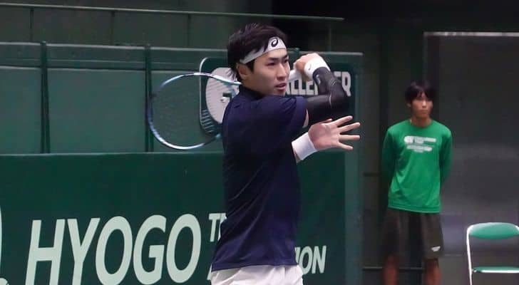 綿貫陽介 ストレート勝ちで準々決勝進出。過去2度Vした好相性の大会に「負けるというのが浮かばない」[兵庫ノアチャレンジャー]