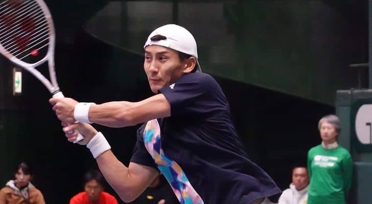 島袋将 好調維持して磯村志を破り初戦突破。連戦の疲労を言い訳にせず「気合いを入れながら戦いきれた」 [兵庫ノアチャレンジャー]