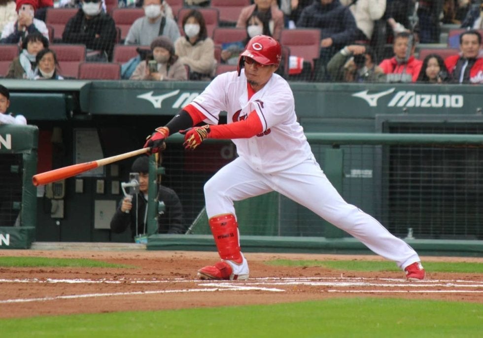 【24時間以内/匿名配送】美品 カープ 松山竜平 実使用バット 支給品 NPB 24時間以内/匿名配送】美品 カープ 松山竜平 実使用バット 支給品 NPB