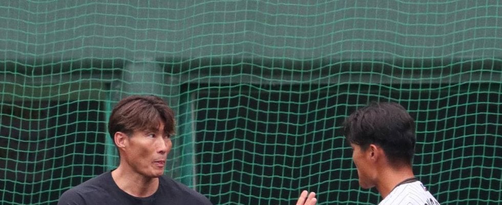 【阪神】糸井嘉男SA「もっとやってたな、俺」野手転向の後輩西純矢を指導、スイングの鬼になれ