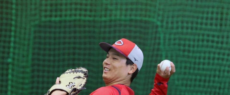 広島・栗林　先発挑戦へ新トレーニング法導入　「８、９割の力で投げた時に１０割の球の速さが出れば」