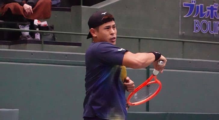 内田海智 シード勢撃破で8強入り。準々決勝で島袋将と激突[兵庫ノアチャレンジャー]