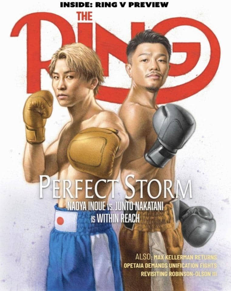 快挙！井上尚弥＆中谷潤人が米専門誌「ザ・リング」表紙に 創刊103